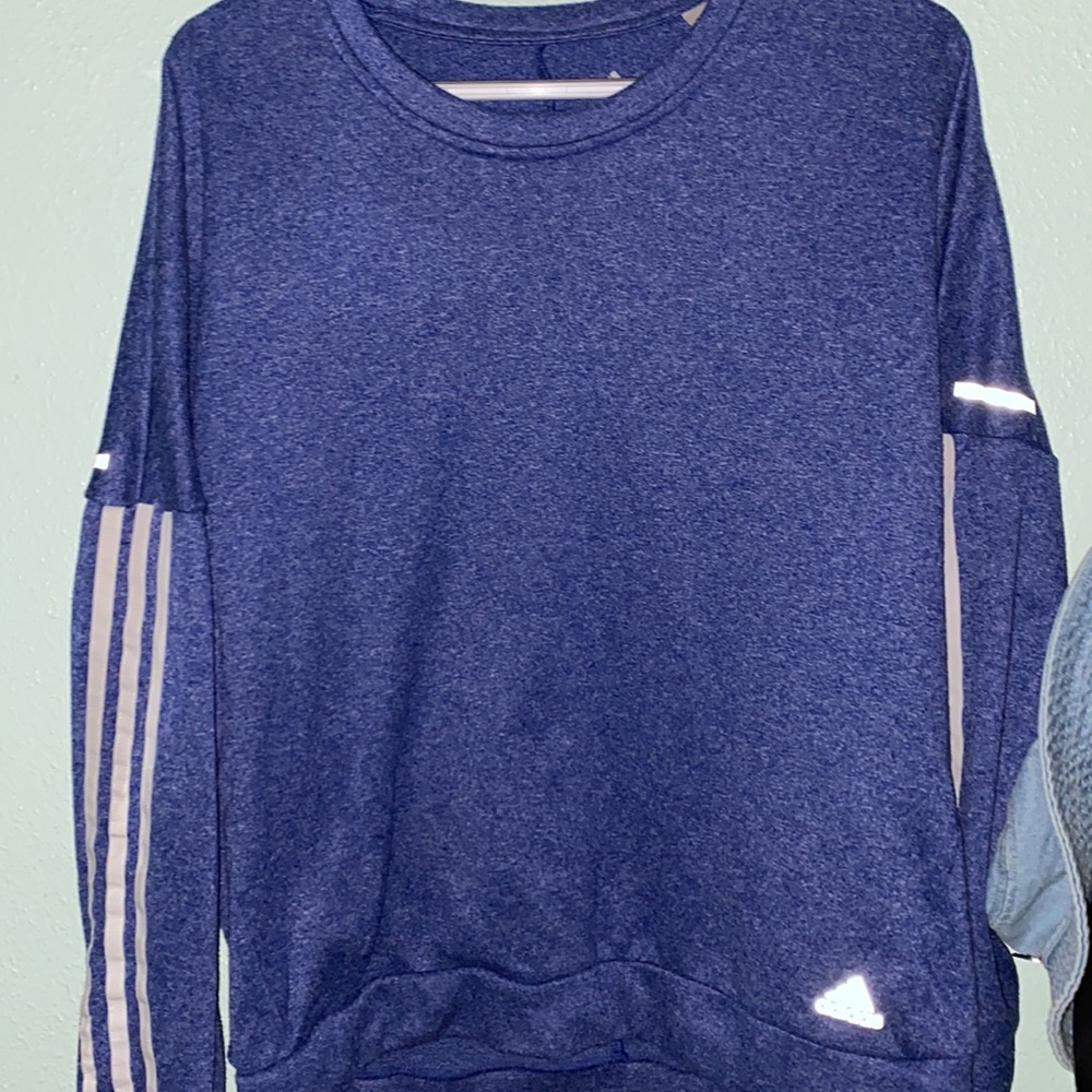 Blue Adidas Crewneck